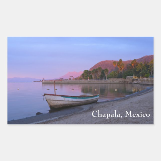 Daybreak on Lake Chapala Shores Sticker (Front)