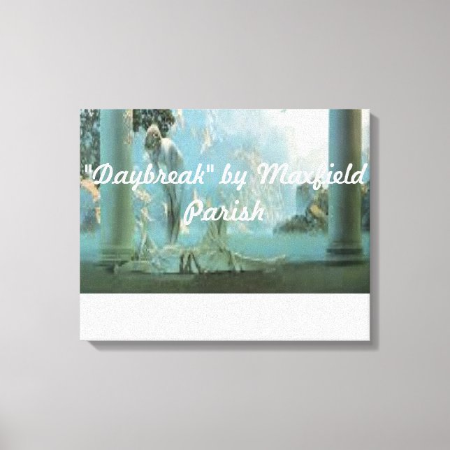 "Daybreak" par la paroisse de Maxfield toile envel (Recto)