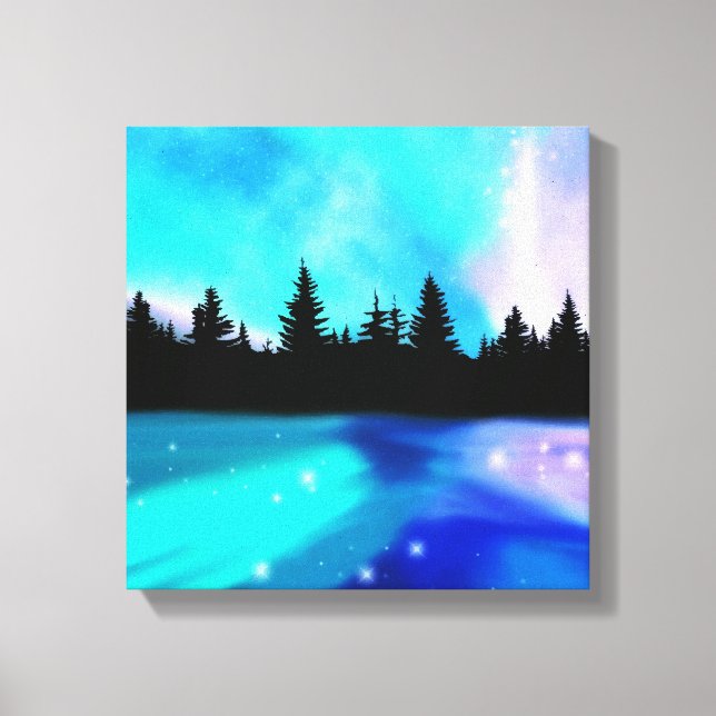 Daybreak Reflections Canvas Print (Front)