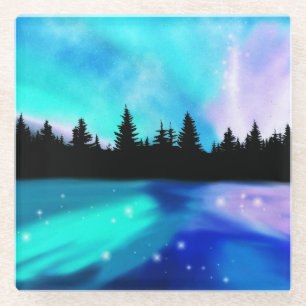Daybreak Reflections Glass Coaster
