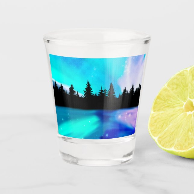 Daybreak Reflections Shot Glass (Front)