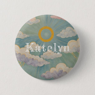 Daybreak's Embrace Personalized 2 Inch Round Button