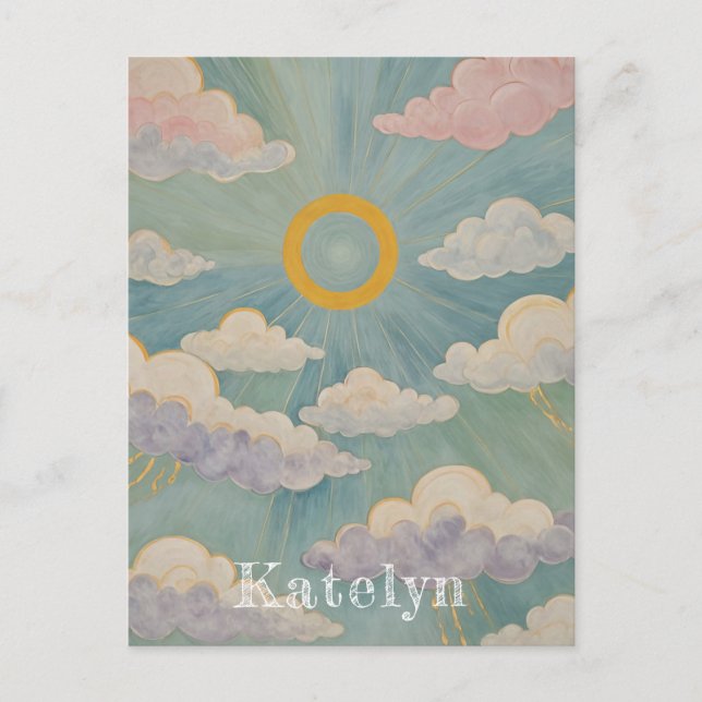 Daybreak's Embrace Personalized Postcard (Front)