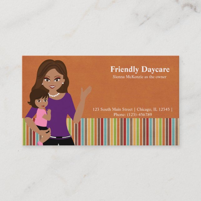 Daycare Business Card (Front)