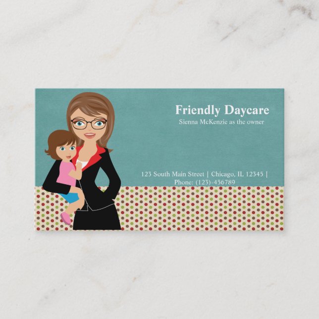 Daycare Business Card (Front)