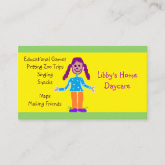 Daycare Business Card - Customizable