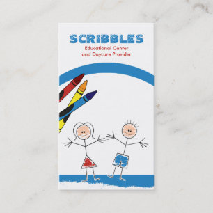 DAYCARE Child Care Babysitting Business Card