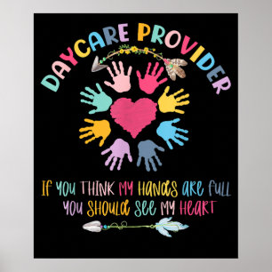 Daycare Childcare Pre-k Teacher Appreciation Poster