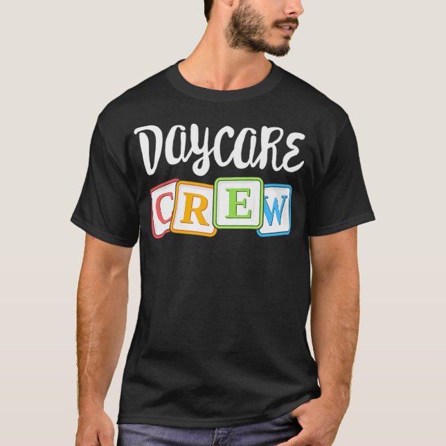 Daycare Crew Childcare Team Squad Provider After T-Shirt (Front)