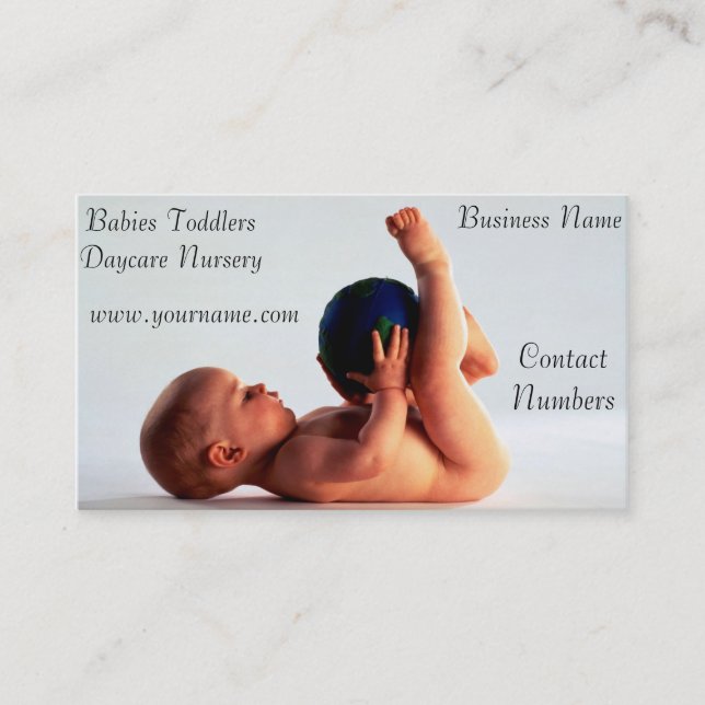 Daycare Nursery Business Card (Front)