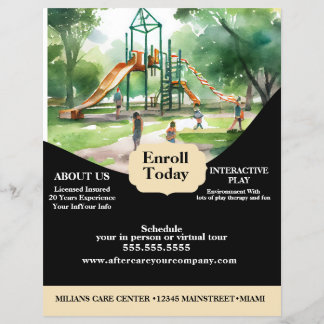 Daycare Playground Center Flyer