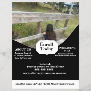 Daycare Playground Park Photo Center Flyer