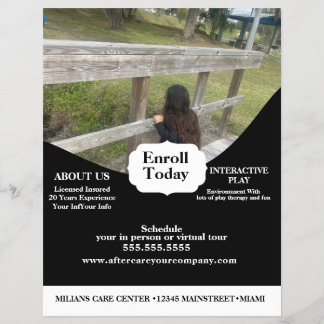 Daycare Playground Park Photo Center Flyer