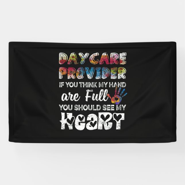 Daycare Provider - Appreciation Gift Childcare Banner (Horizontal)