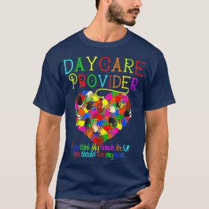 Daycare Provider Childcare Cute Heart T-Shirt