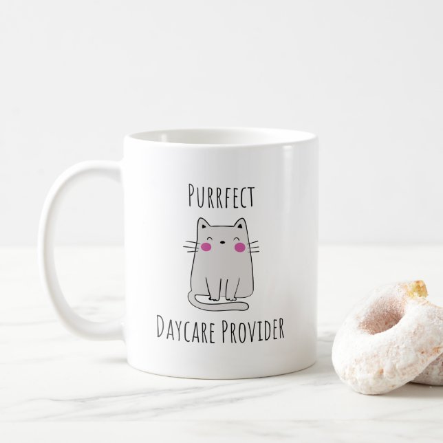 Daycare Provider Childcare Toddler Tamer Coffee Mug (With Donut)