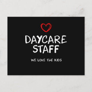 Daycare Staff Print Postcard