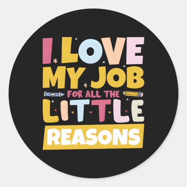 Daycare Teacher Daycare Provider Classic Round Sticker (Front)