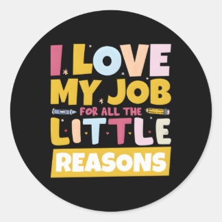 Daycare Teacher Daycare Provider Classic Round Sticker