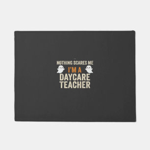 Daycare Teacher Halloween Ghost Design_1 Doormat