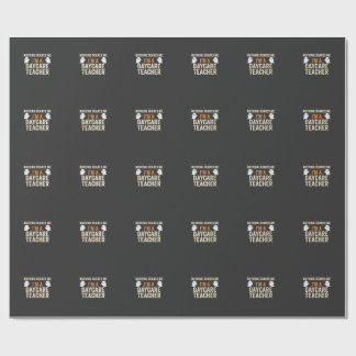 Daycare Teacher Halloween Ghost Design_1 Wrapping Paper