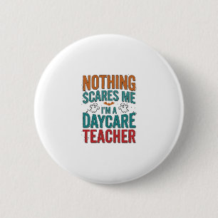 Daycare Teacher Halloween Ghost Vintage Shirt Desi 2 Inch Round Button