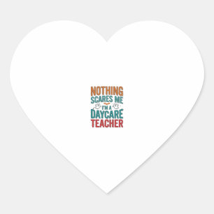 Daycare Teacher Halloween Ghost Vintage Shirt Desi Heart Sticker