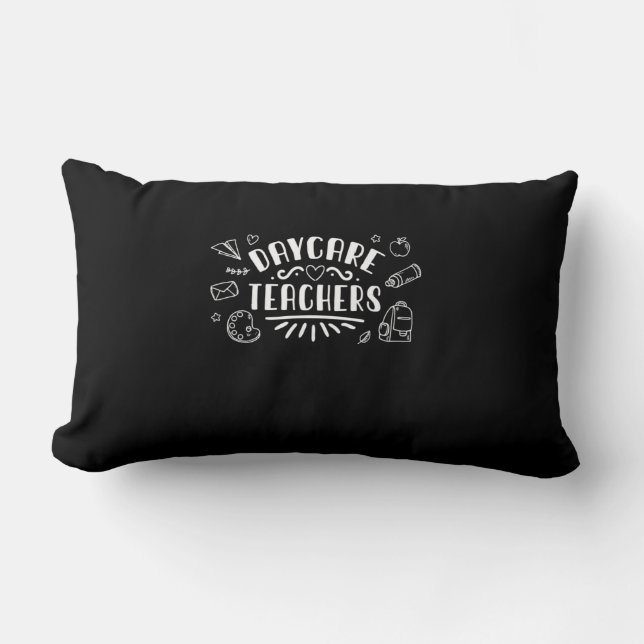 Daycare Teachers Lumbar Pillow (Front)