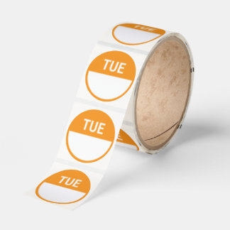 Daydot Daily Food Rotation Safety Tuesday Writable Classic Round Sticker