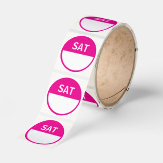 Daydot Food Rotation Safety Saturday Writable Classic Round Sticker