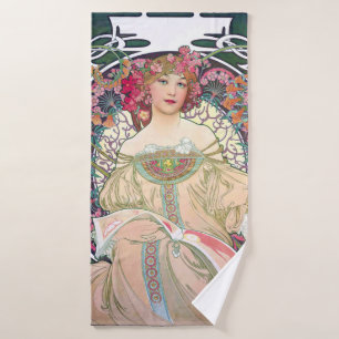 Daydream (Spring), Mucha Bath Towel