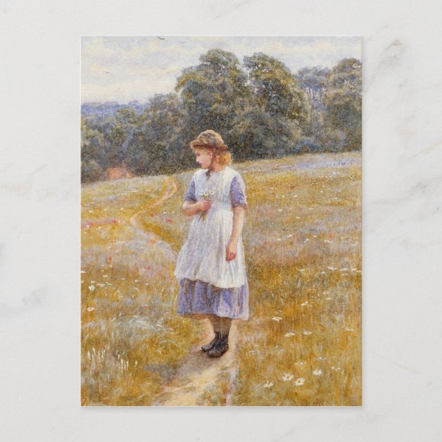 Daydreamer, 1878 postcard (Front)