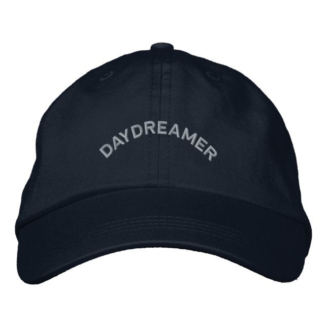 Daydreamer Float Through Your Thoughts in Style Embroidered Hat (Front)