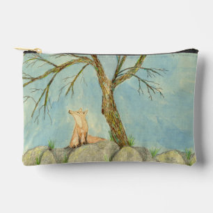 Daydreaming Fox Zipper Pouch