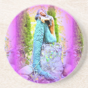 daydreaming mermaid coaster