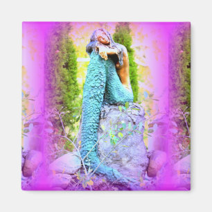 daydreaming mermaid magnet