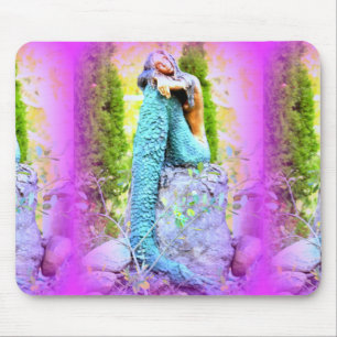 daydreaming mermaid mousepad