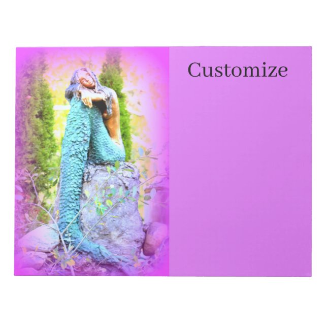 Daydreaming Mermaids Thunder_Cove Notepad (Front)