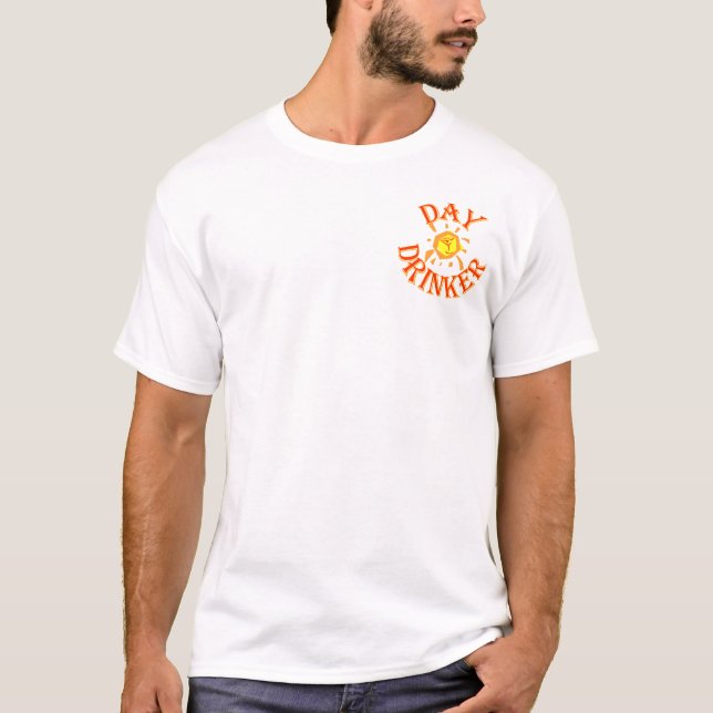 DayDrinker Men's Coloured T-Shirt (Front)