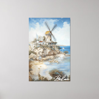 Daylight on the Coast, by artist Bella Catza Canvas Print