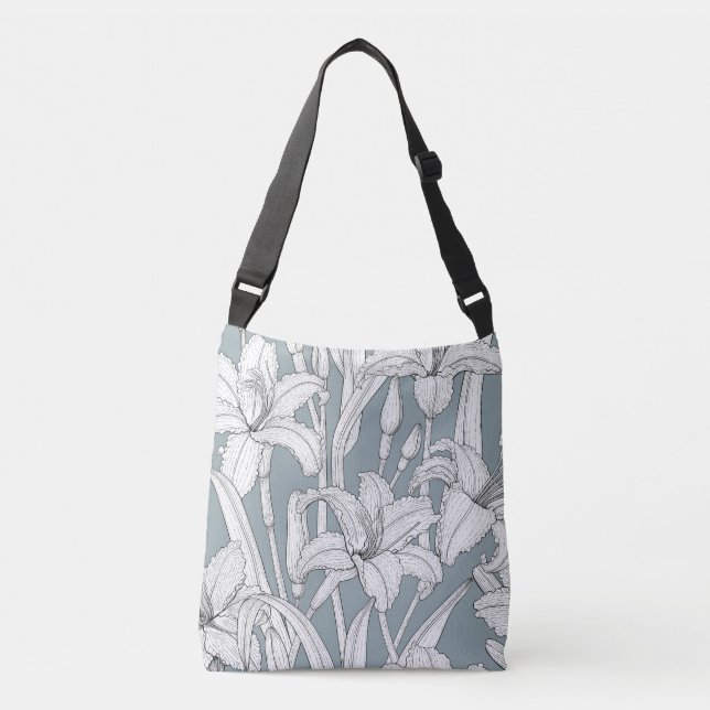 Daylilies Crossbody Bag (Front)