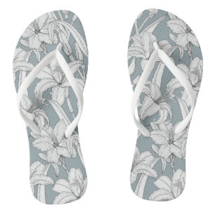 Daylilies Flip Flops