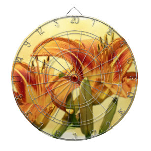 Daylilies - Hemerocallis Dartboard