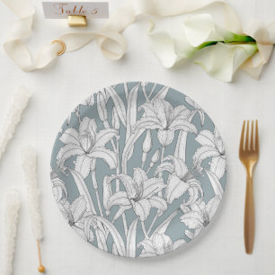 Daylilies Paper Plates