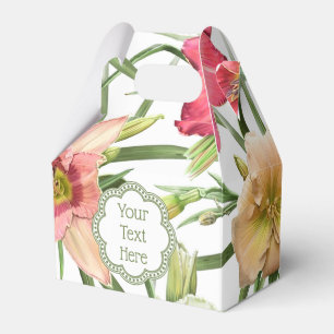 Daylilies Personalized Favor Box