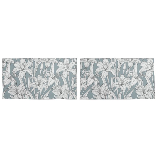 Daylilies Pillowcase (Front-Set)