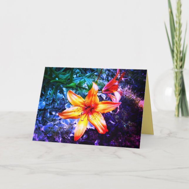 DAYLILLY GREETING CARD (Front)