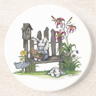 Daylily/Bunny coaster