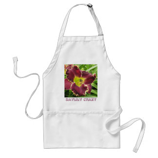 Daylily Crazy with Purple Daylily Standard Apron