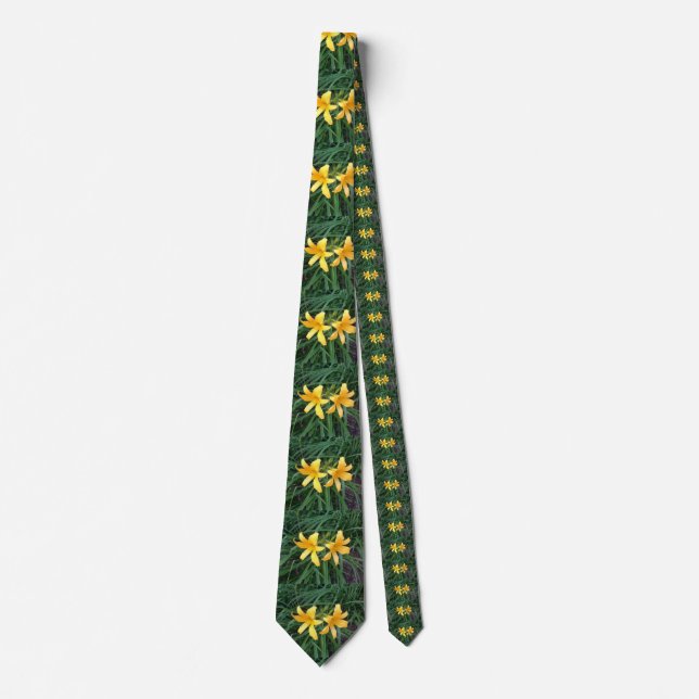DAYLILY "Downey" Duo --- ECHO Print. Tie (Front)